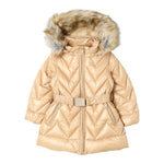 Liu Jo Giubbino tinta unita con Cappuccio Beige per Bambina KF4002 BEIGE LIU JO 