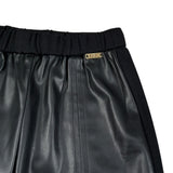 Liu Jo Pantalone tinta unita Modello Zampa Nero per Bambina KF4009 NERO LIU JO 