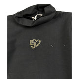 Liu Jo Shirt Collo Alto tinta unita con Logo Nero per Neonata KF4031 NERO LIU JO 