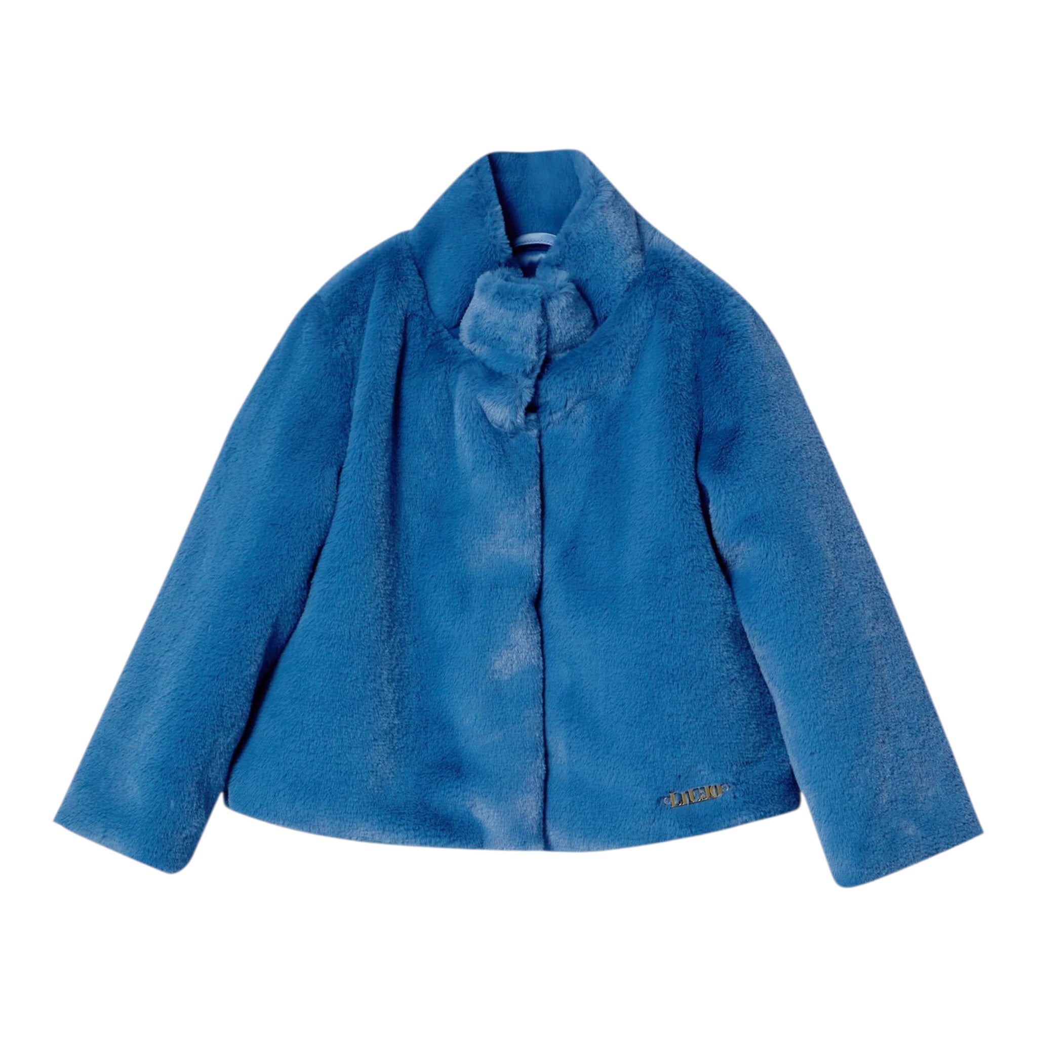 Liu Jo Pelliccia tinta unita Blu per Bambina KF4044 BLU LIU JO 