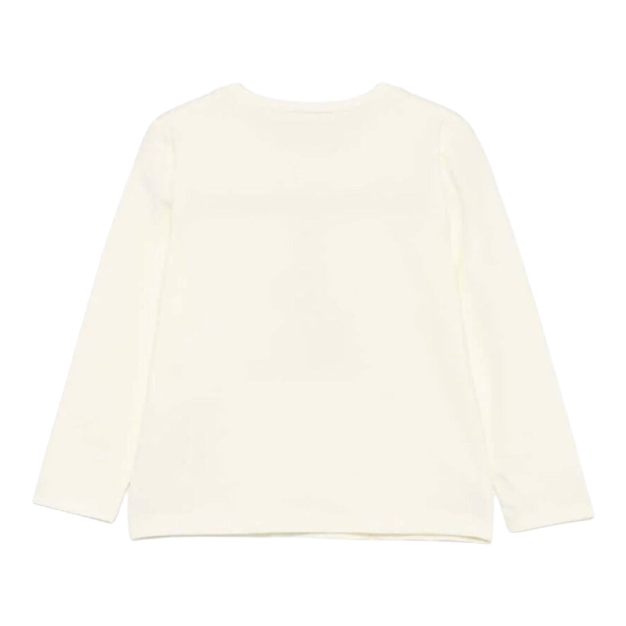 Liu Jo Shirt tinta unita con Stampa Panna per Bambina KF4066 PANNA LIU JO 
