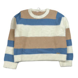 Liu Jo Maglia Tricolore con Fantasia A Righe Panna per Neonata KF4073N PANNA LIU JO 
