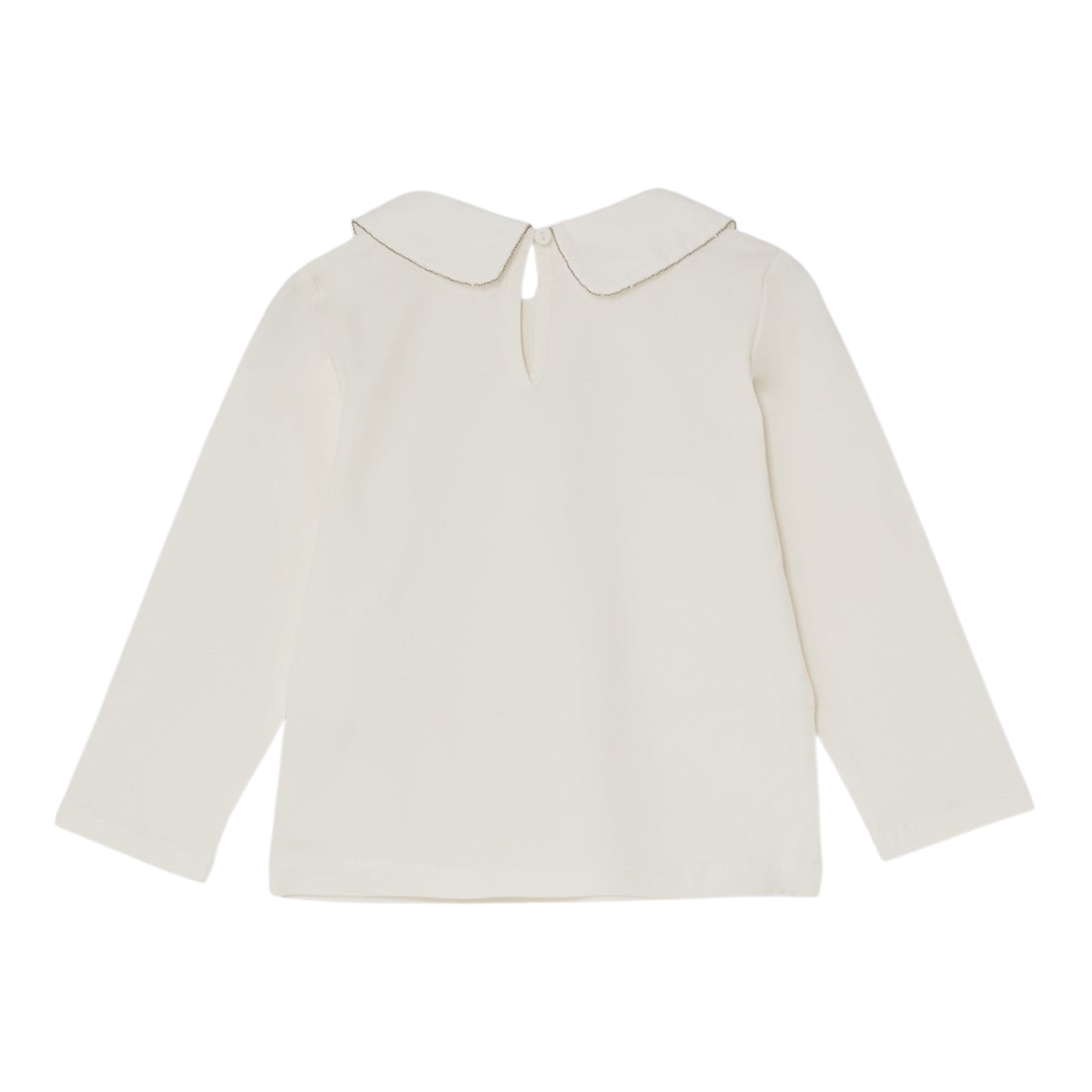 Liu Jo Shirt tinta unita con Colletto Bianco per Bambina KF4075 BIANCO LIU JO 