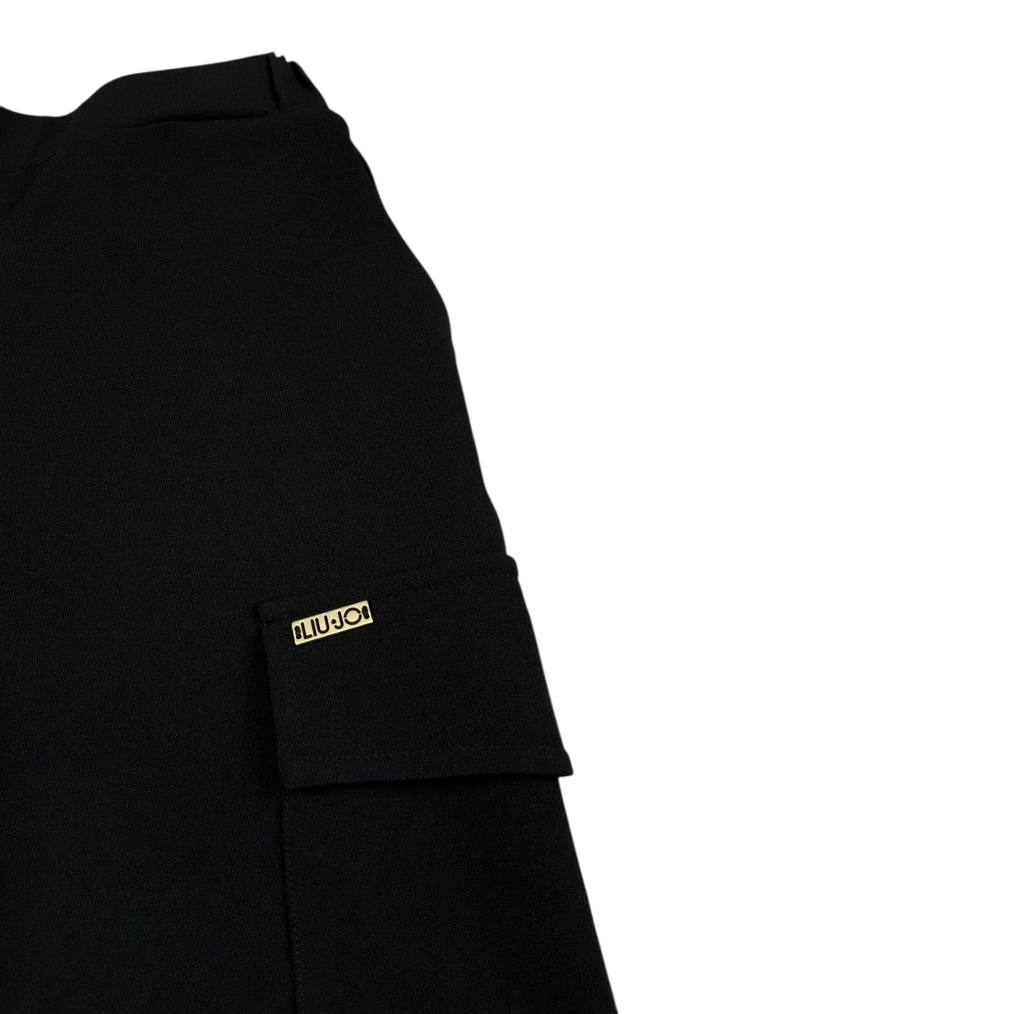 Liu Jo Pantalone tinta unita con Elastico In Vita Nero per Bambina KF4082 NERO LIU JO 