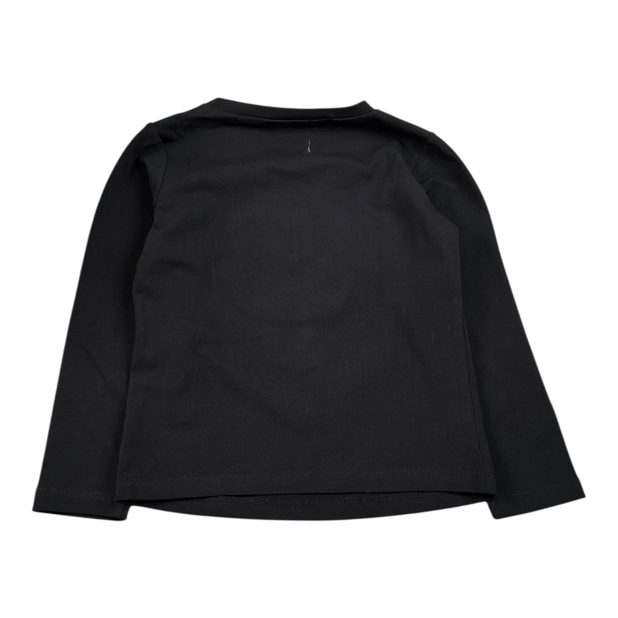Liu Jo Shirt Collo Alto tinta unita con Paillettes Nero per Bambina KF4118 NERO LIU JO 
