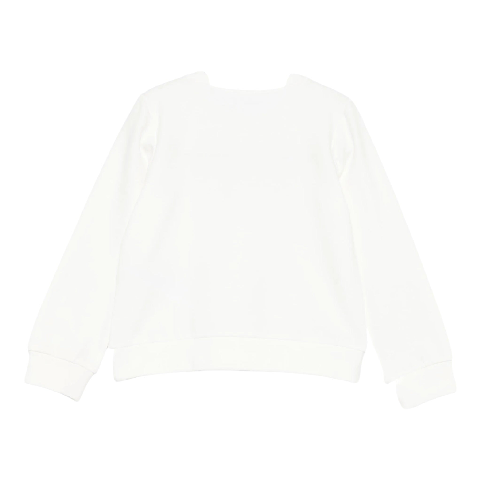 Liu Jo Felpa Chiusa Girocollo tinta unita con Brillantini Panna per Bambina KF5001J PANNA LIU JO 