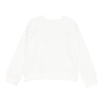 Liu Jo Felpa Chiusa Girocollo tinta unita con Brillantini Bianco per Bambina KF5001XXJ BIANCO LIU JO 