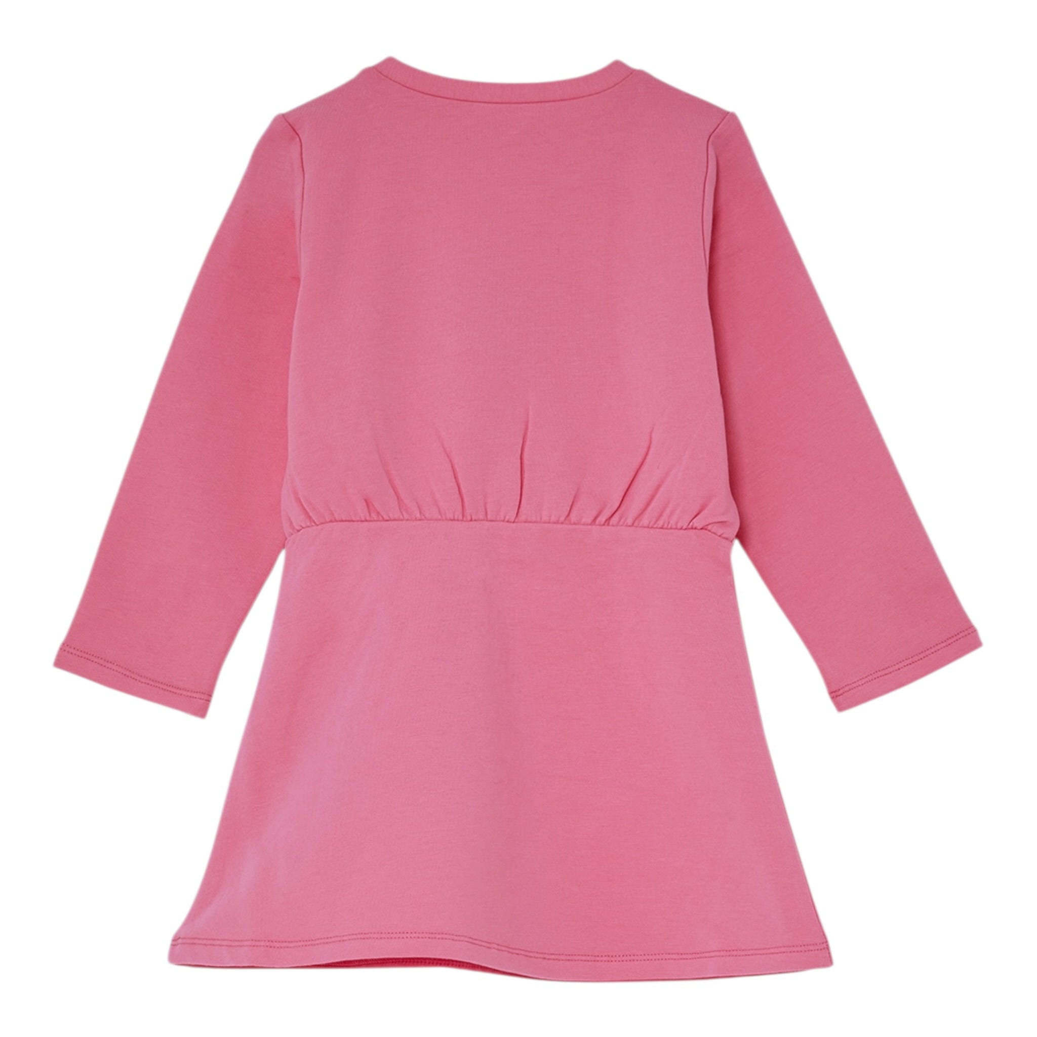 Liu Jo Abito Girocollo tinta unita con Brillantini Rosa per Bambina KF5004J ROSA LIU JO 