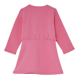 Liu Jo Abito Girocollo tinta unita con Brillantini Rosa per Neonata KF5004 ROSA LIU JO 