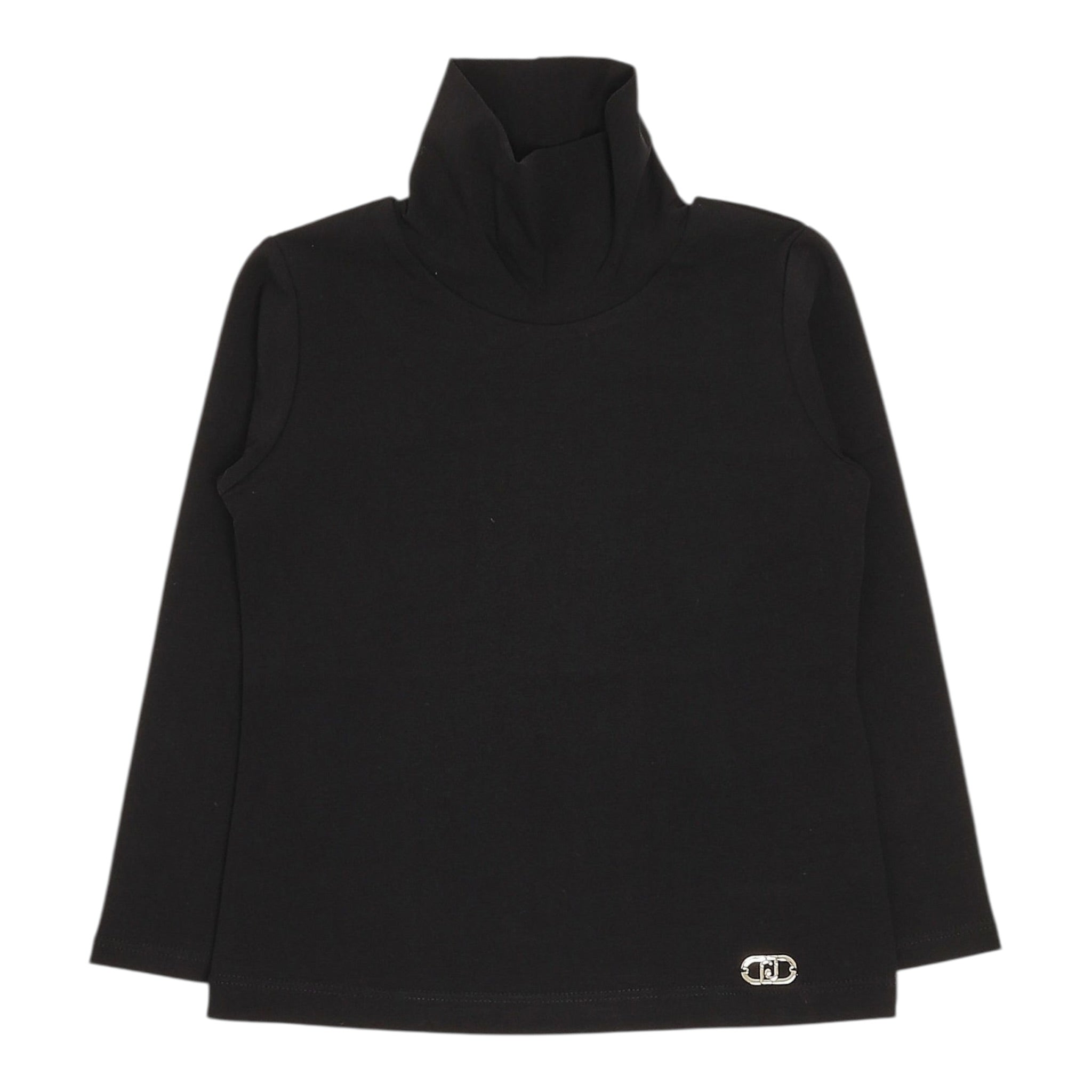 Liu Jo Shirt Collo Alto tinta unita Nero per Bambina KF5008 NERO LIU JO 