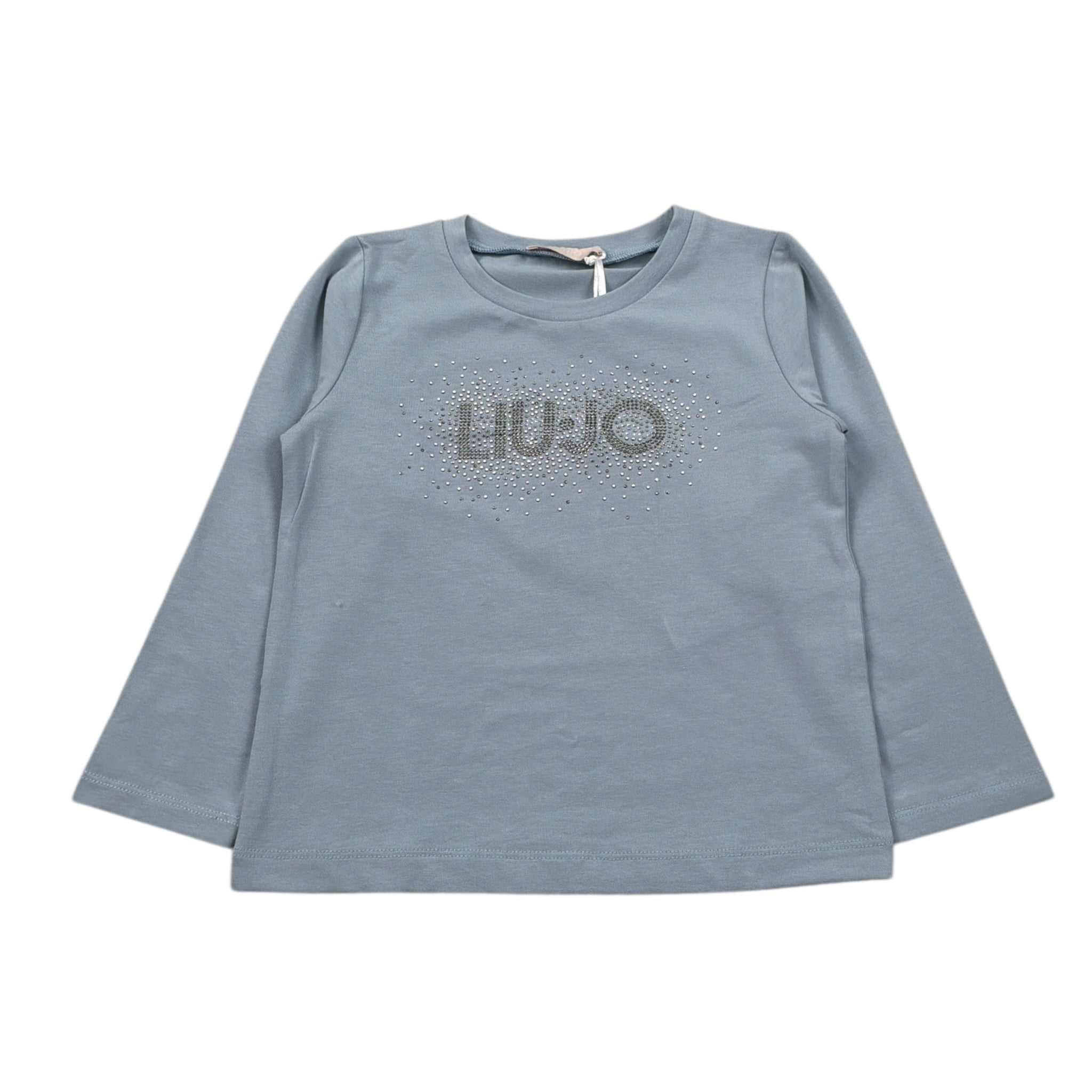 Liu Jo Shirt Girocollo tinta unita Azzurro per Neonata KF5011N AZZURRO LIU JO 