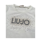 Liu Jo Shirt Girocollo tinta unita Panna per Neonata KF5011N PANNA LIU JO 
