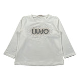Liu Jo Shirt Girocollo tinta unita Panna per Bambina KF5011 PANNA LIU JO 