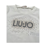 Liu Jo Shirt Girocollo tinta unita Panna per Bambina KF5011 PANNA LIU JO 