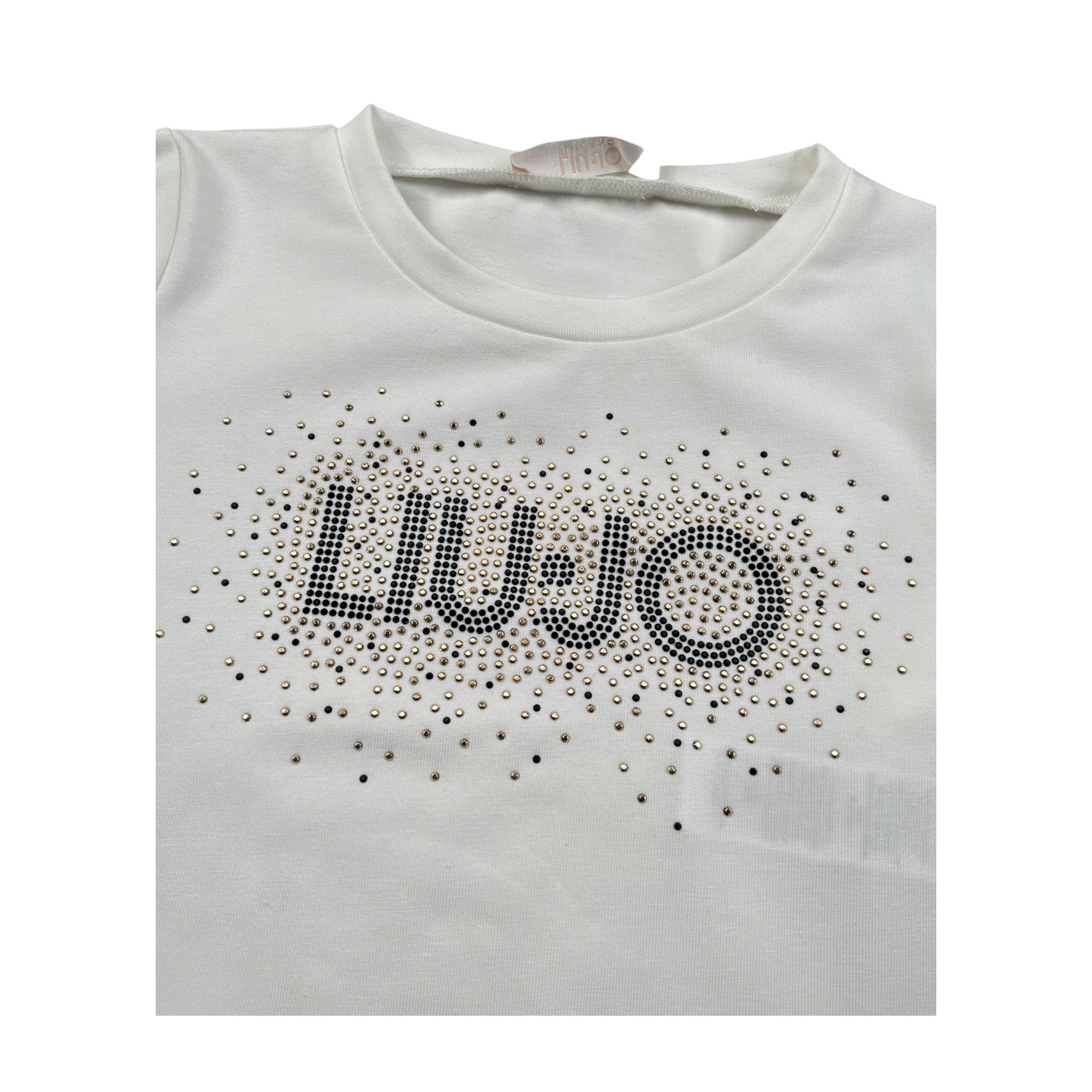 Liu Jo Shirt Girocollo tinta unita Panna per Bambina KF5011 PANNA LIU JO 