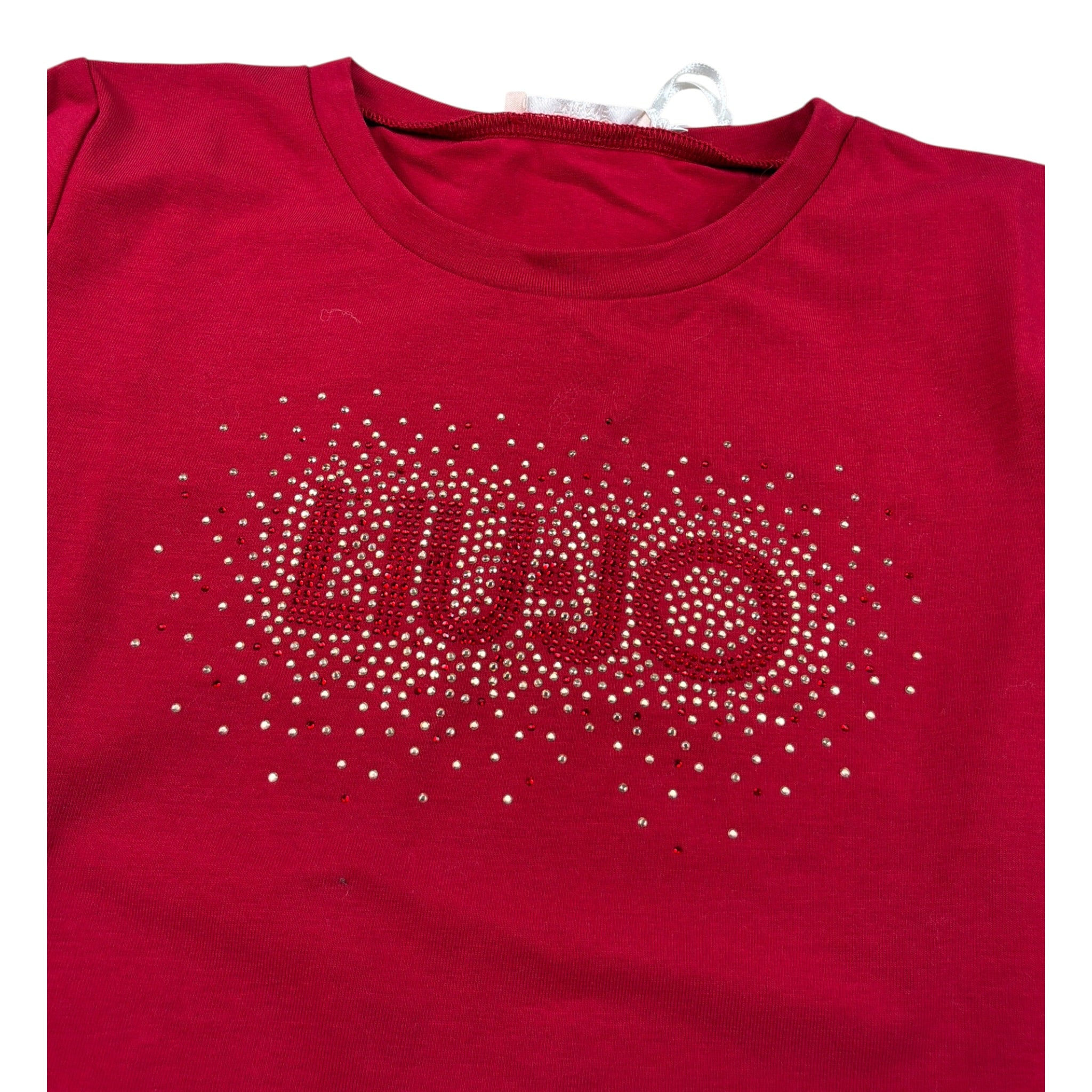 Liu Jo Shirt Girocollo tinta unita Rosso per Bambina KF5011XXXX ROSSO LIU JO 