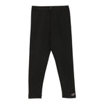 Liu Jo Leggins tinta unita con Logo Nero per Bambina KF5012 NERO LIU JO 
