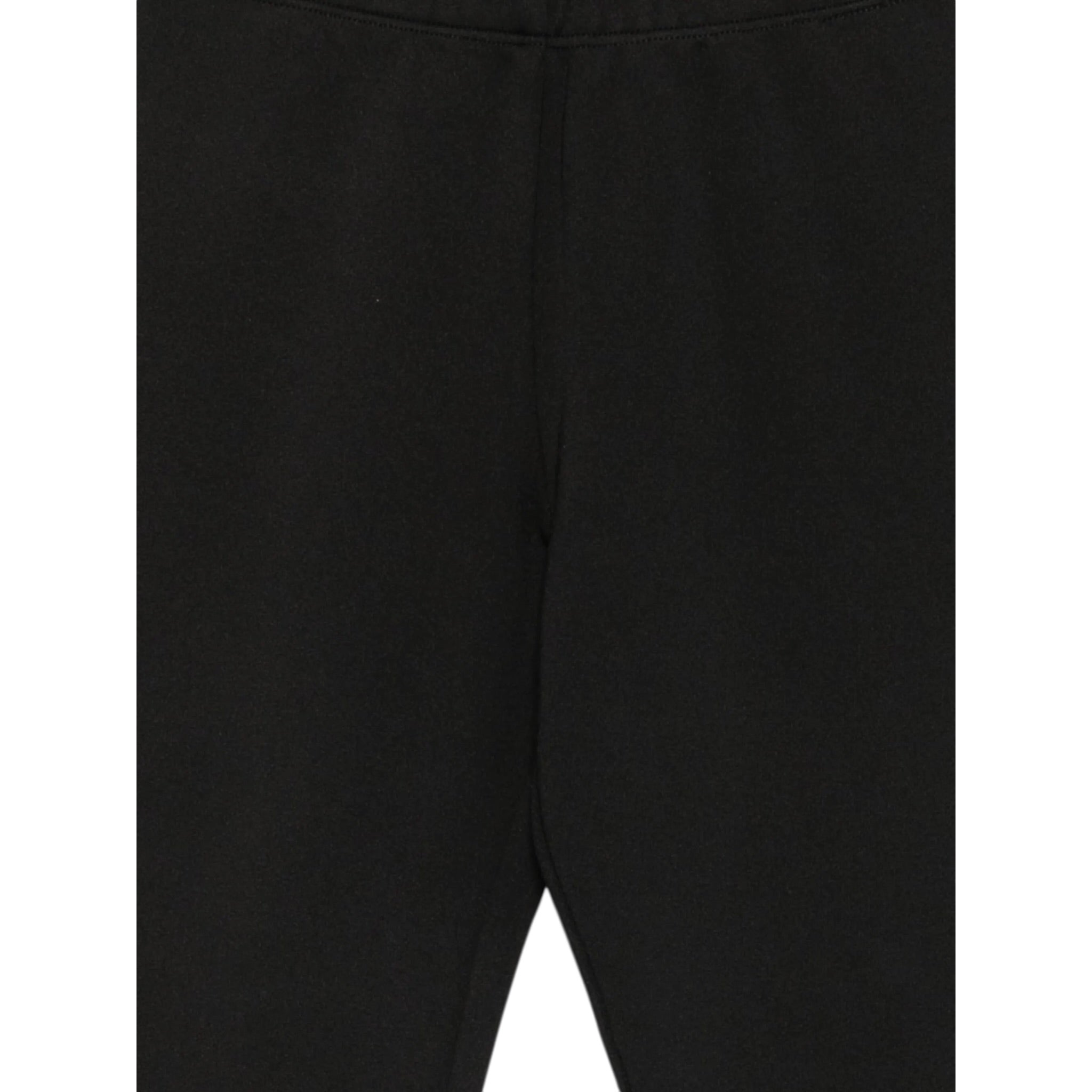 Liu Jo Leggins tinta unita con Logo Nero per Bambina KF5012 NERO LIU JO 