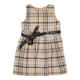Liu Jo Abito tinta unita Giromanica con Fantasia Beige per Bambina KF5013 BEIGE LIU JO 