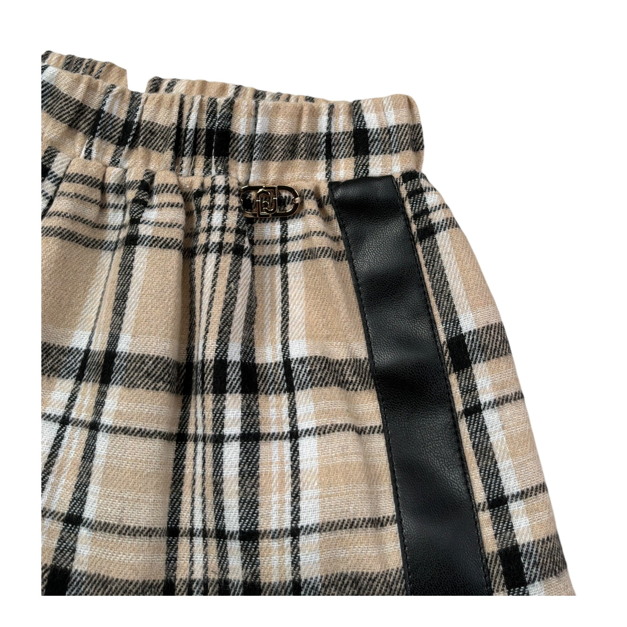 Liu Jo Short tinta unita Fantaisa A Righe Beige per Bambina KF5015 BEIGE LIU JO 
