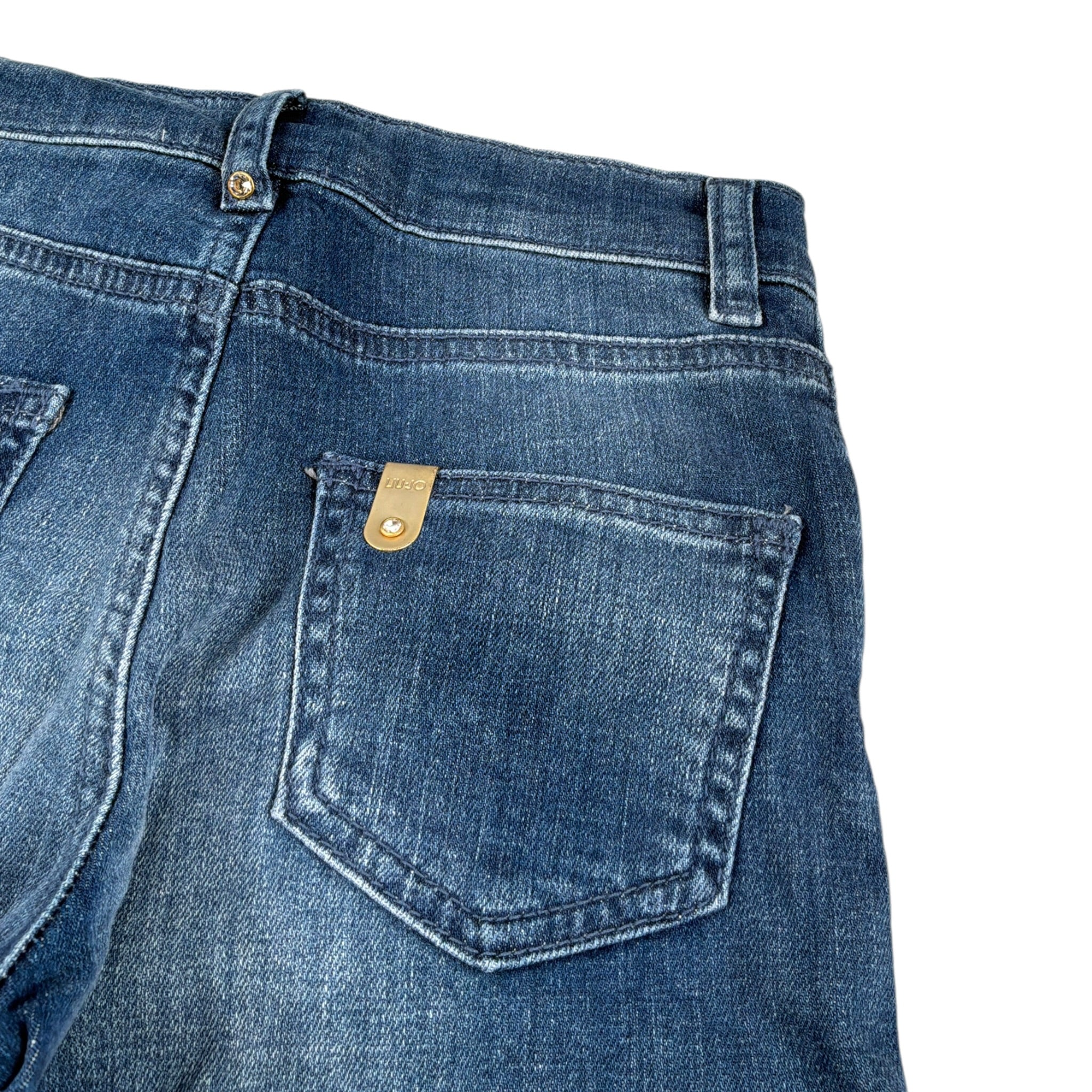 Liu Jo Jeans tinta unita Modello Palazzo Blu per Neonata KF5019NX BLU LIU JO 