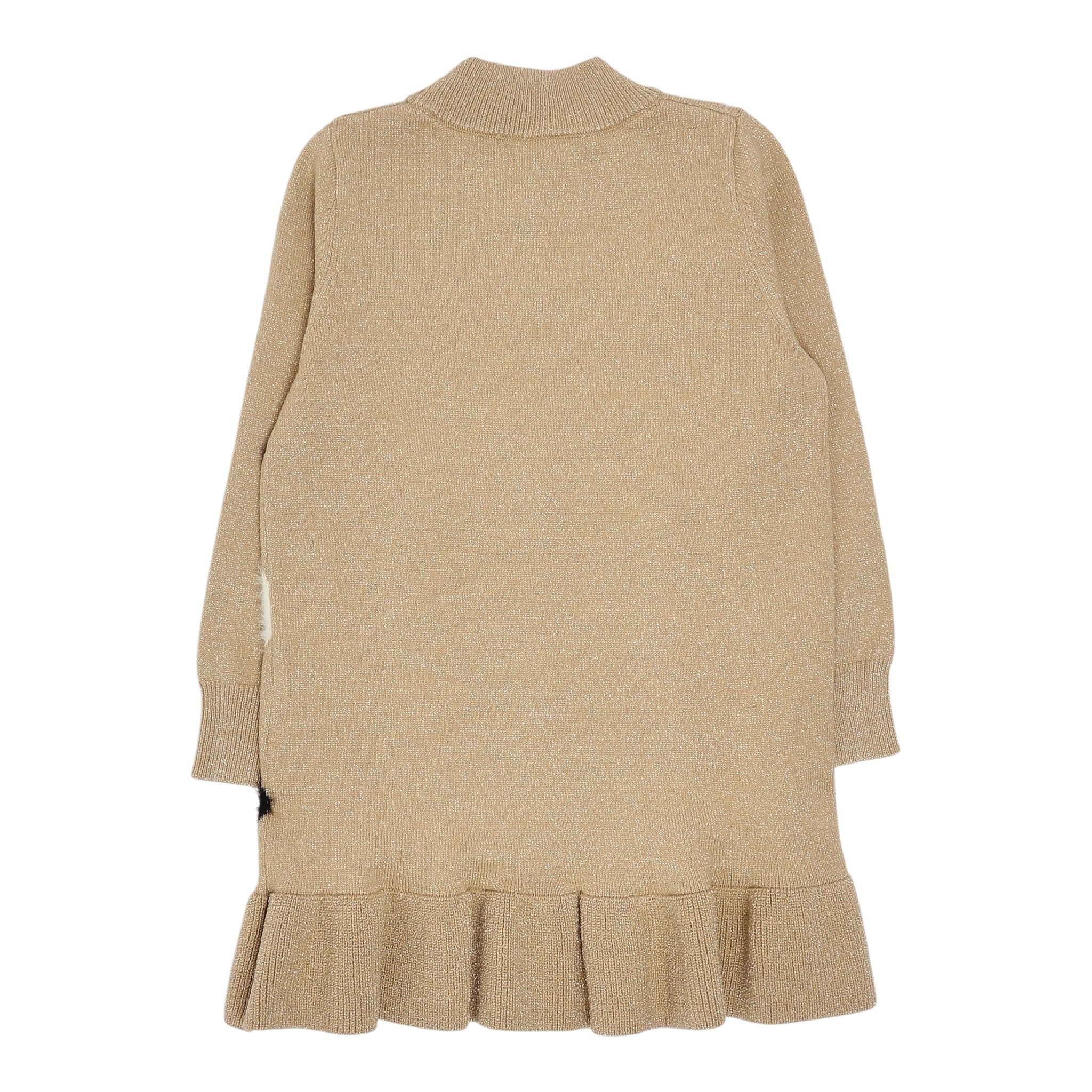 Liu Jo Abito Bicolore con Fantasia Rombo Beige per Bambina KF5024 BEIGE LIU JO 