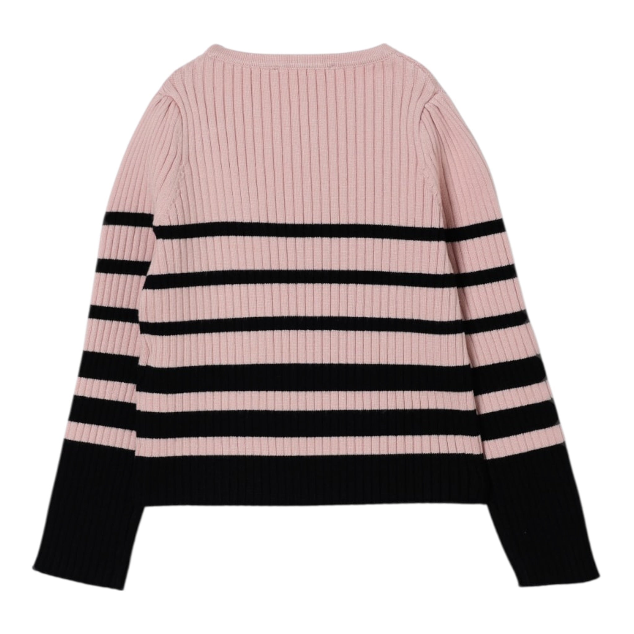 Liu Jo Maglia Girocollo Fantasia A Righe Rosa per Neonata KF5031 ROSA LIU JO 