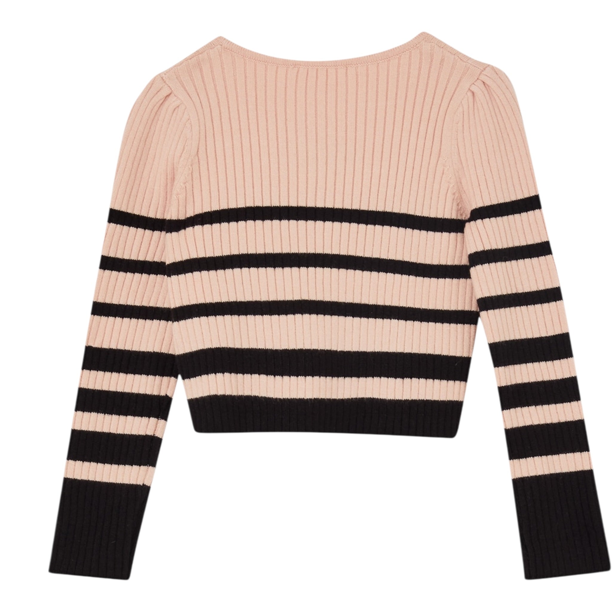 Liu Jo Maglia Girocollo Fantasia A Righe Rosa per Neonata KF5031X ROSA LIU JO 