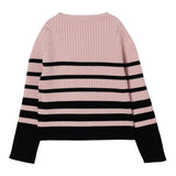 Liu Jo Maglia Girocollo Fantasia A Righe Rosa per Bambina KF5031XX ROSA LIU JO 