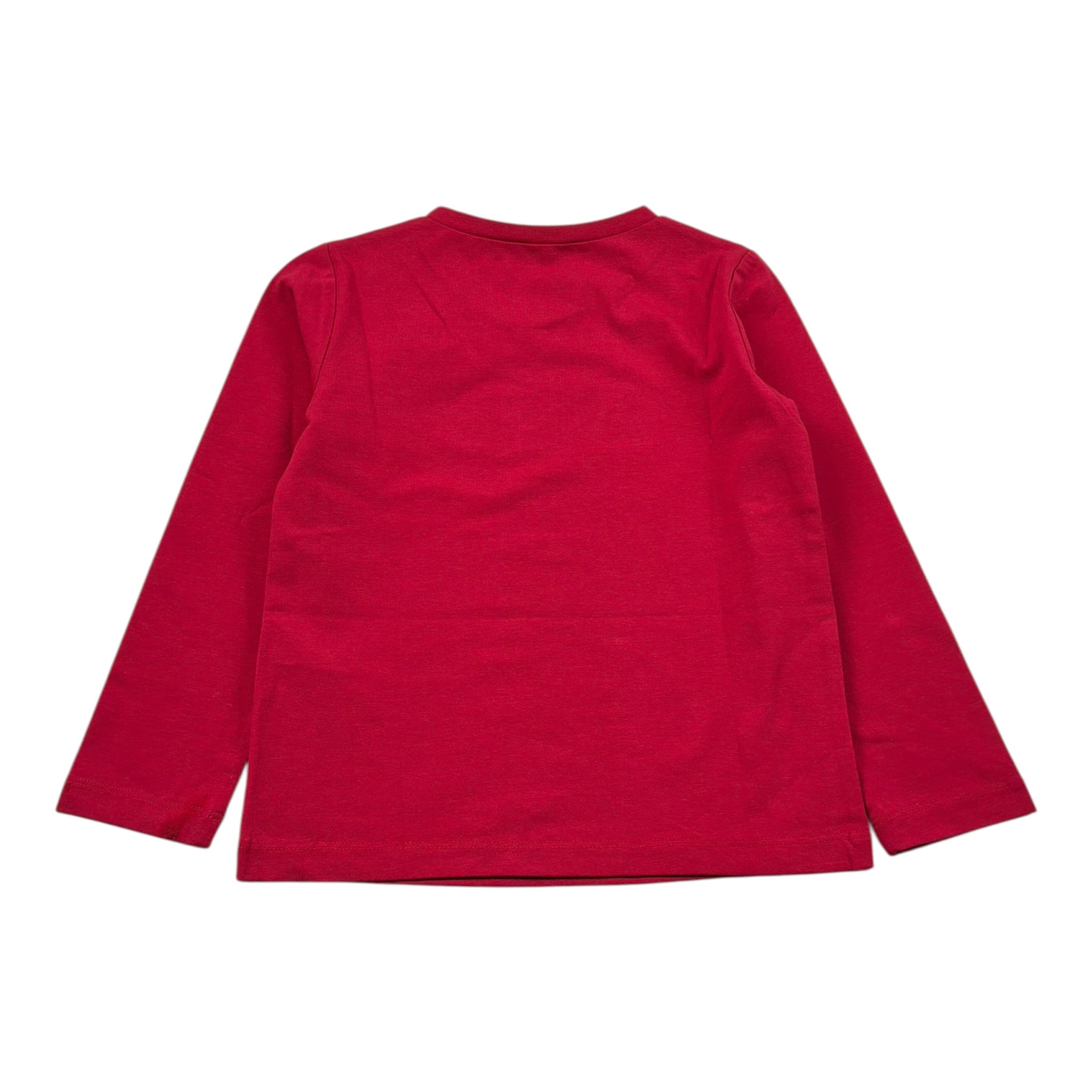 Liu Jo Shirt tinta unita con Stampa Rosso per Bambina KF5033X ROSSO LIU JO 