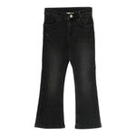 Liu Jo Jeans tinta unita Modello Zampa Nero per Bambina KF5035 NERO LIU JO 