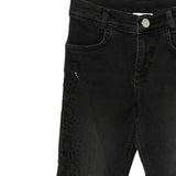 Liu Jo Jeans tinta unita Modello Zampa Nero per Bambina KF5035 NERO LIU JO 
