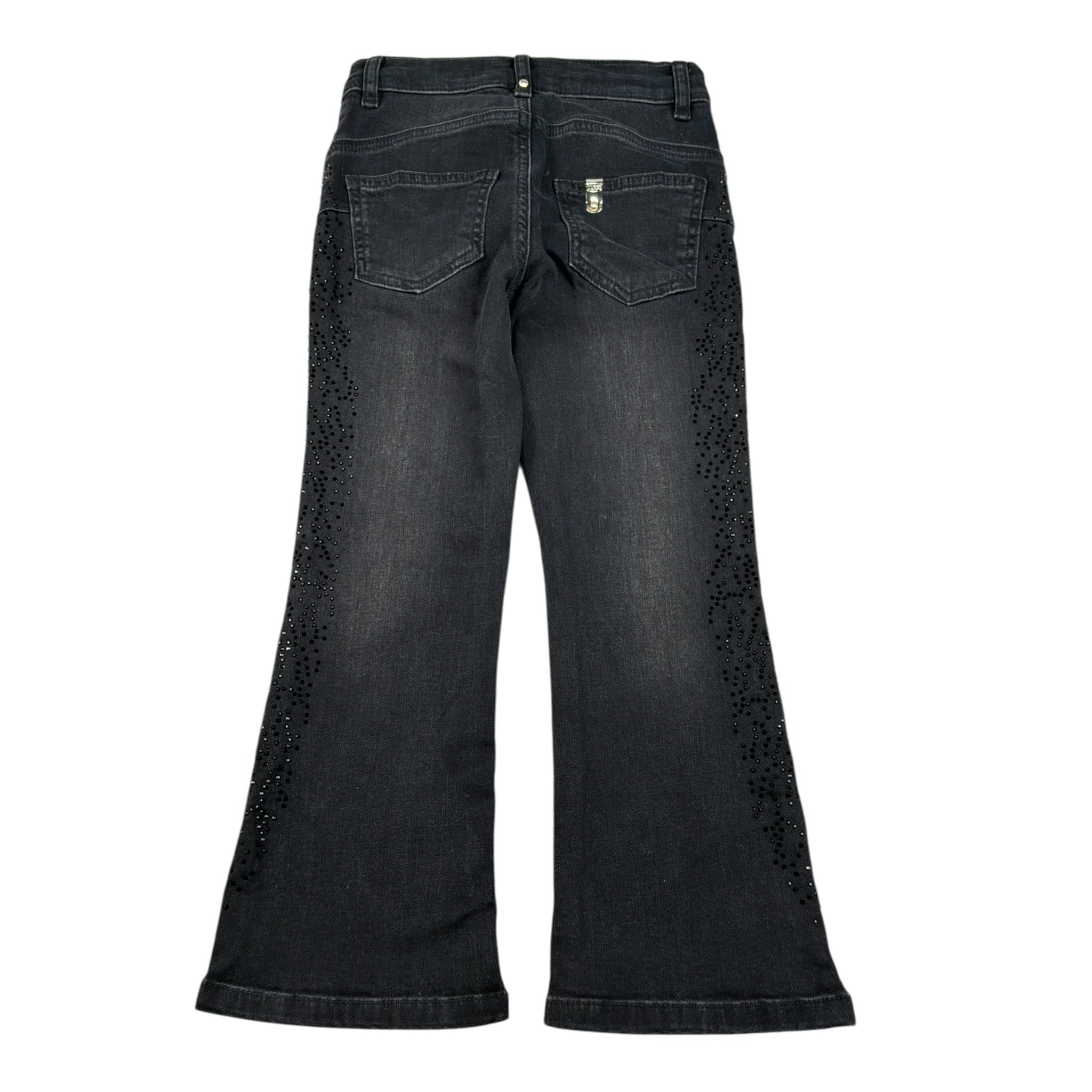 Liu Jo Jeans tinta unita Modello Zampa Nero per Bambina KF5035XX NERO LIU JO 