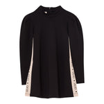 Liu Jo Abito Manica Lunga tinta unita Nero per Bambina KF5038 NERO LIU JO 