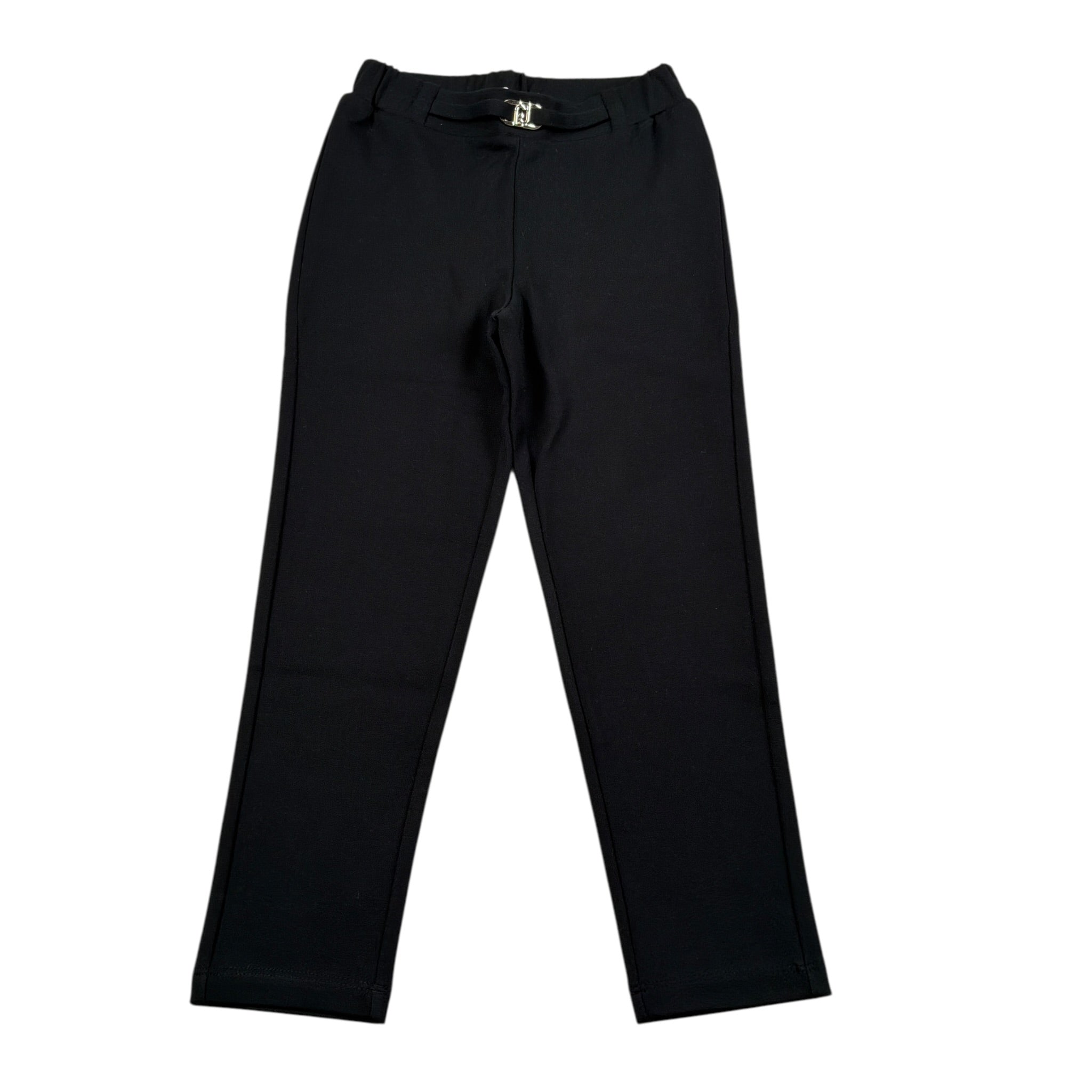 Liu Jo Leggins tinta unita Nero per Bambina KF5039 NERO LIU JO 