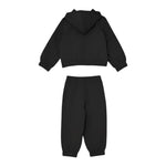 Liu Jo Completo 2 Pezzi Felpa-Pantalone tinta unita Nero per Neonata KF5044XX NERO LIU JO 
