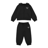 Liu Jo Completo 2 Pezzi Felpa-Pantalone tinta unita Nero per Neonata KF5044XX NERO LIU JO 