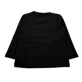Liu Jo Shirt Girocollo tinta unita con Brillantini Nero per Neonata KF5048 NERO LIU JO 