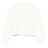 Liu Jo Maglia tinta unita con Applicazioni Bianco per Bambina KF5051 BIANCO LIU JO 