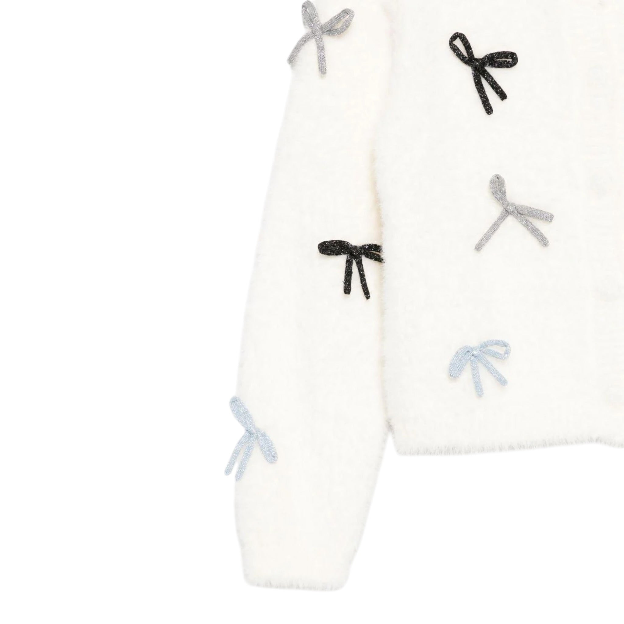 Liu Jo Cardigan tinta unita con Fiocchi Panna per Neonata KF5053N PANNA LIU JO 