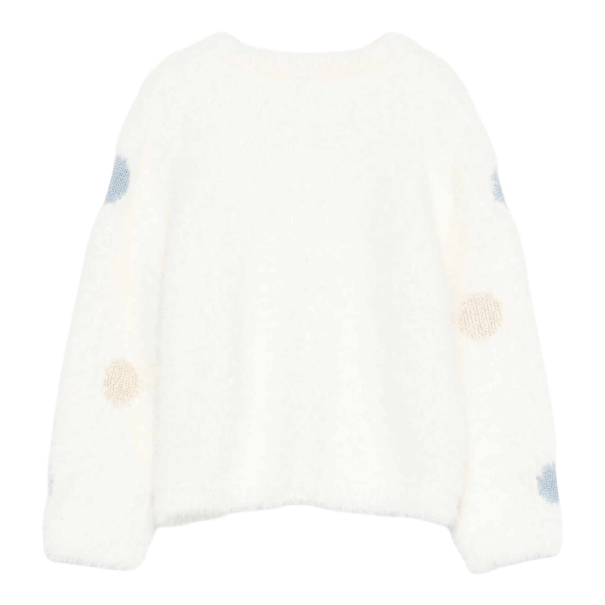 Liu Jo Cardigan tinta unita con Ricami Panna per Bambina KF5053X PANNA LIU JO 