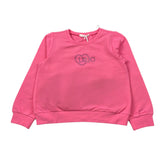 Liu Jo Felpa Xhiusa Girocollo con Brillantini Rosa per Neonata KF5079X ROSA LIU JO 