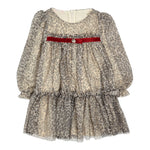 Liu Jo Abito Manica Lunga Fantasia Maculata Beige per Bambina KF5102 BEIGE LIU JO 