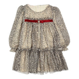 Liu Jo Abito Manica Lunga Fantasia Maculata Beige per Bambina KF5102 BEIGE LIU JO 