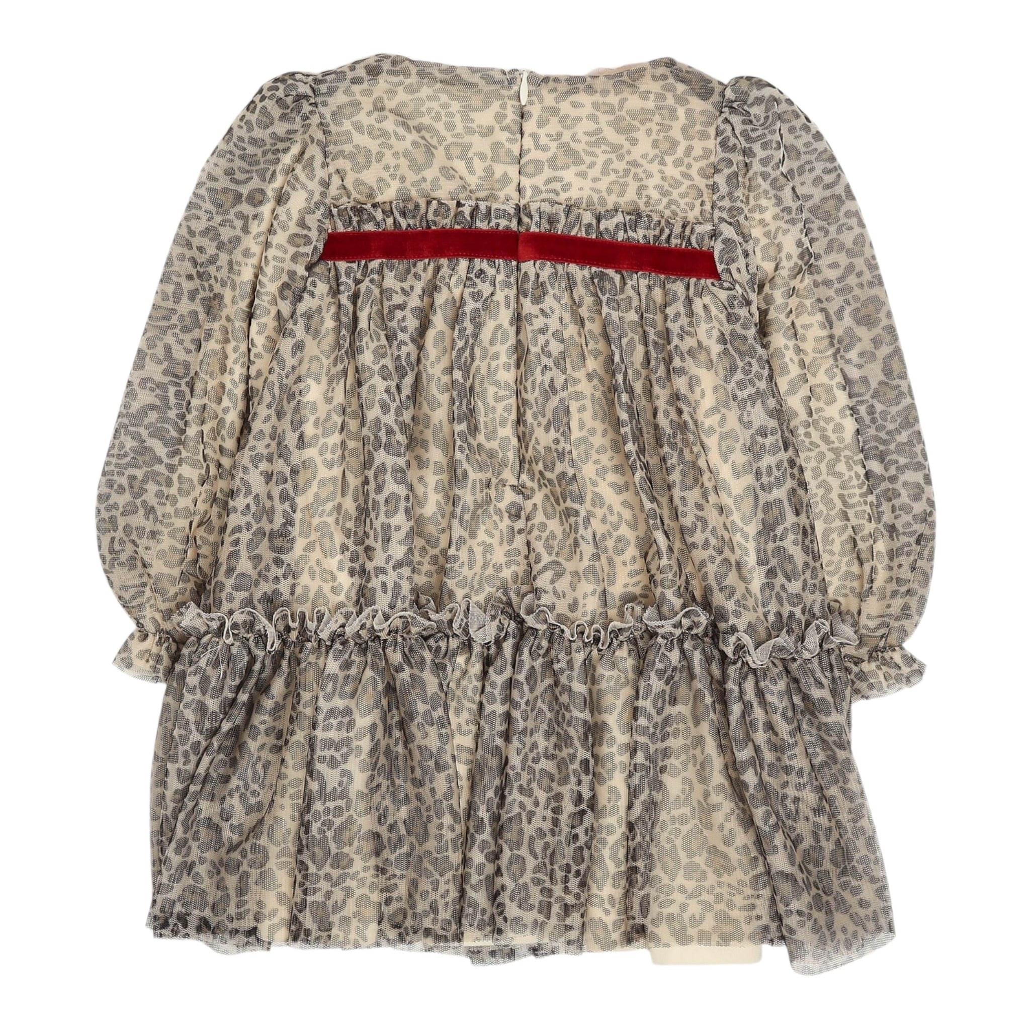 Liu Jo Abito Manica Lunga Fantasia Maculata Beige per Bambina KF5102 BEIGE LIU JO 