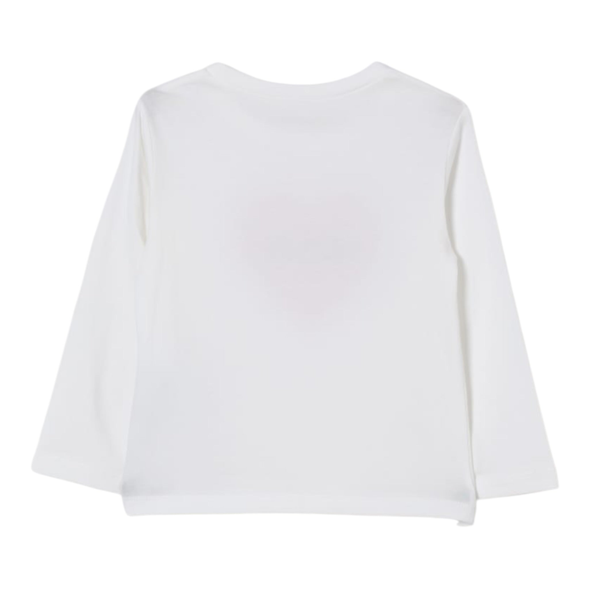 Liu Jo Shirt Girocollo tinta unita con Stampa Bianco per Bambina KF5117 BIANCO LIU JO 