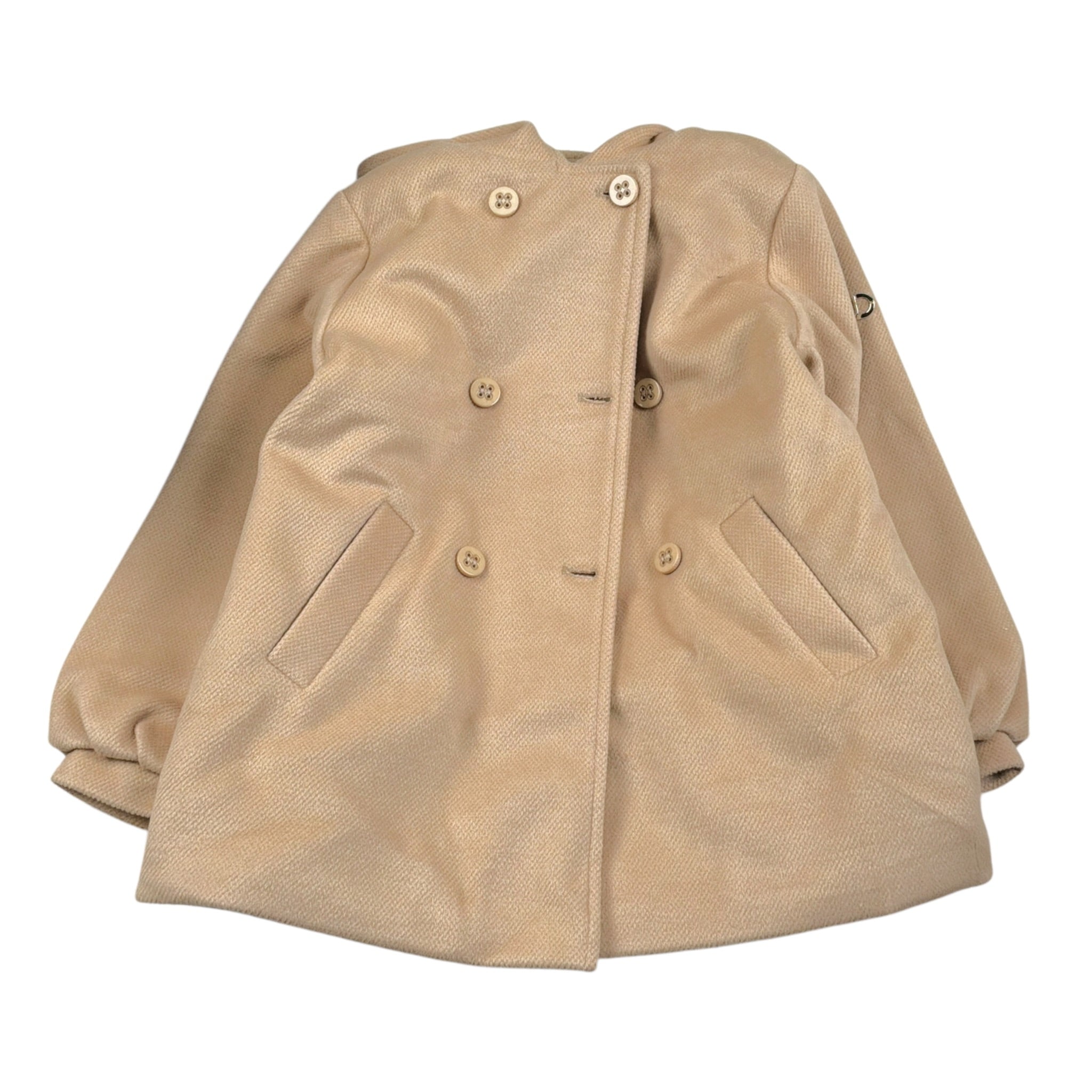 Liu Jo Cappotto tinta unita con Cappuccio Beige per Neonata KF5127XN BEIGE LIU JO 