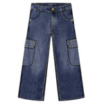 Liu Jo Jeans tinta unita Modello Palazzo Blu per Bambina KF5129X BLU LIU JO 