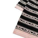 Liu Jo Abito Manica Lunga tinta unita con Logo Rosa per Bambina KF5130X ROSA LIU JO 