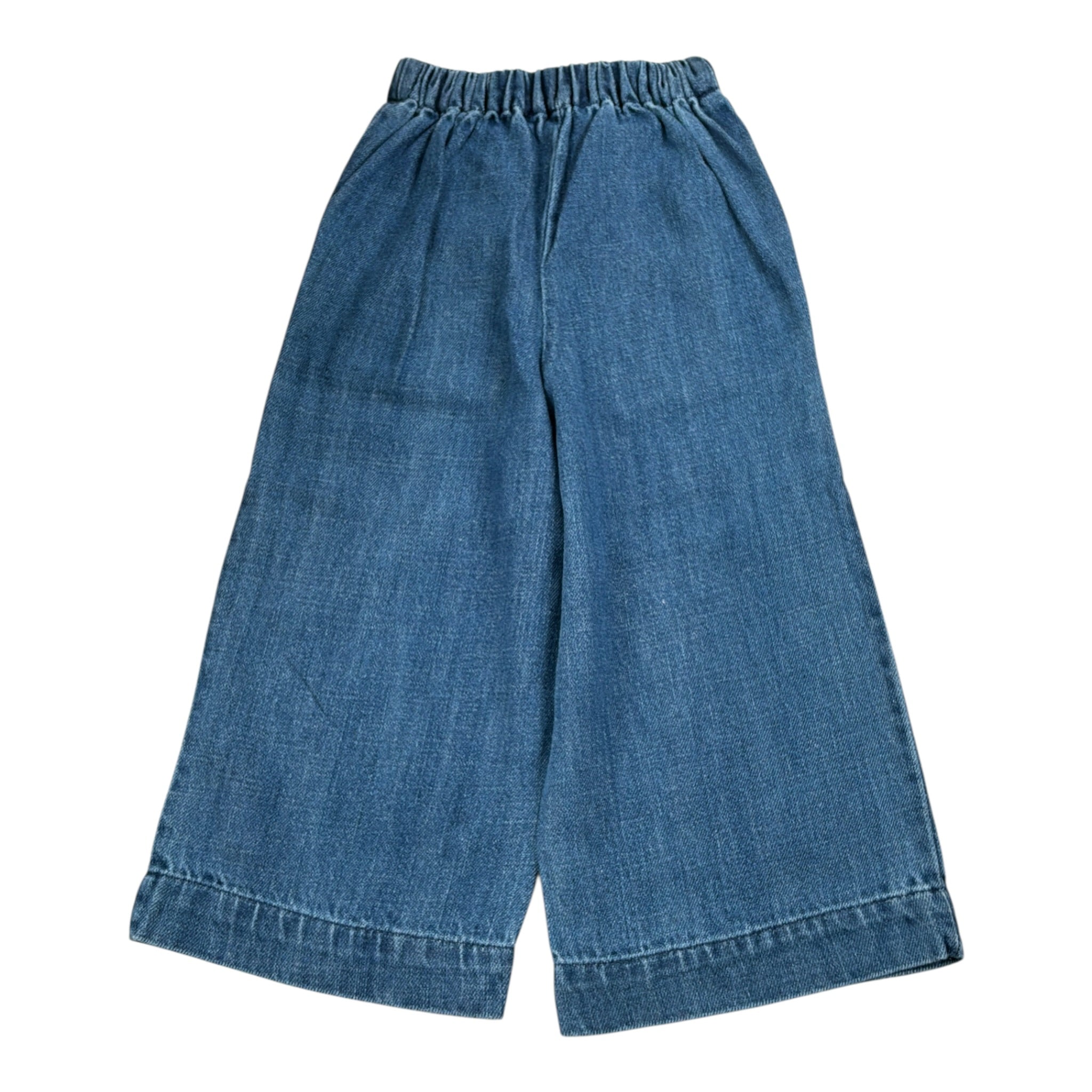 Louise Misha Jeans tinta unita con Ricami Blu per Bambina GRIW25P0177 BLU LOUISE MISHA 